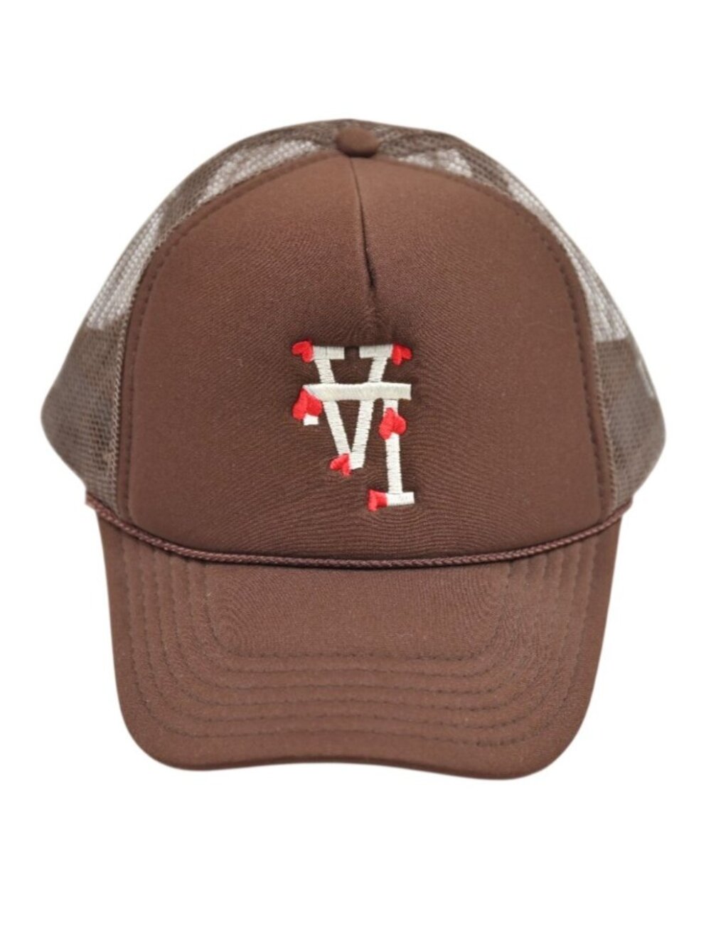Lost Love Nyc Otto Trucker Hat In Brown